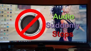 Windows 10 Audio suddenly stopped or went Mute Fix [upl. by Chilson958]