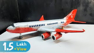 How to Make Airplane From Cardboard  Airplane Cardboard Model cardboardcraft [upl. by Stinky125]