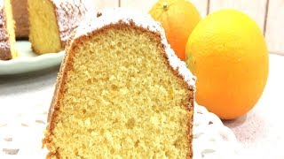 🔴Συνταγή Κέικ Πορτοκάλι Αφρος🍊 Απο Delicious Recipes  Orange Cake Recipe [upl. by Nosreffej619]