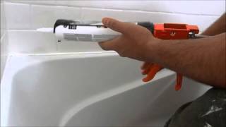 How To Apply New Caulking Over Old Caulking [upl. by Bega]