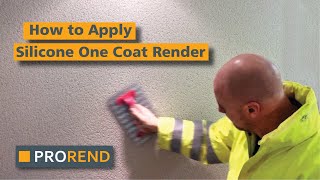 How To Apply Silicone One Coat Render [upl. by Beckman89]