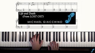 🎶 Life and Death – Michael Giacchino  🎹 Tutorial with sheet music 🎼✨  50 speed [upl. by Michael]