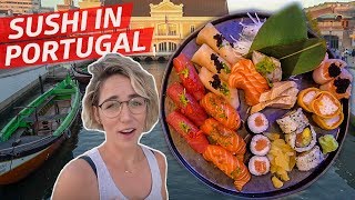 What Does Sushi Taste Like in Aveiro Portugal — Travel Eat Repeat [upl. by Ahsyla944]