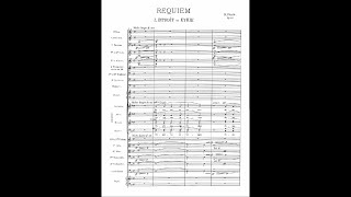 Fauré  Requiem Op 48 Full Score [upl. by Castara486]