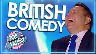 Cant Stop Laughing TOP COMEDIANS From Britains Got Talent  Top Talent [upl. by Ettener]