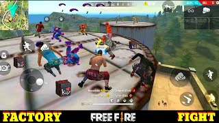 Garena free fire factory king  ff fist fight on factory roof  factory challenge gameplay  video t [upl. by Ecirtac]