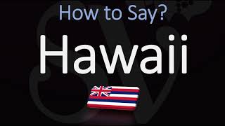 How to Pronounce Hawaii English Vs Hawaiian Pronunciation [upl. by Nibor]