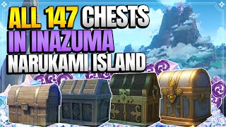 ALL Chest Locations in Inazuma  Part 1 Narukami Island 【Genshin Impact】 [upl. by Arnold]