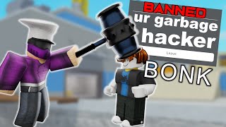 BANNING HACKERS IN ARSENAL  ROBLOX [upl. by Strauss]