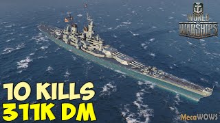 World of WarShips  Missouri  10 KILLS  311K Damage  Replay Gameplay 4K 60 fps [upl. by Jannel]