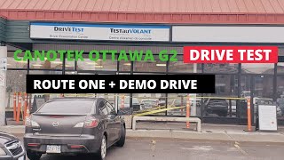 Ottawa Canotek G2 Driving Test Tips Complete Route 1 Guide Demo For FirstTime Pass  City Explorer [upl. by Montague]