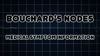 Bouchards nodes Medical Symptom [upl. by Wilmette958]