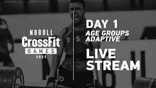 Tuesday Day 1 Age Group and Adaptive Events — 2021 NOBULL CrossFit Games [upl. by Maise]