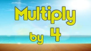 Multiply by 4  Learn Multiplication  Multiply By Music  Jack Hartmann [upl. by Alocin]