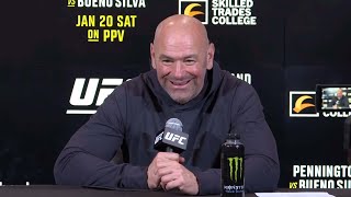 Dana White PostFight Press Conference  UFC 297 [upl. by Annerahs]