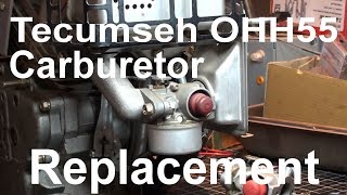 Tecumseh Enduro OHH55 carburetor replacement [upl. by Yrrehc543]