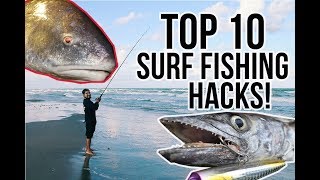 BEST Top 10 Surf Fishing Tips Catch More Fish From The Surf [upl. by Siffre637]