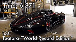 CSR2  SSC Tuatara “World Record Edition”  tune amp shift time 6871 [upl. by Alyss814]