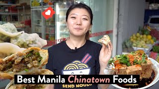 MANILA CHINATOWN STREET FOOD TOUR 12 Binondo Foods You MUST Try 🥟 [upl. by Nazay]