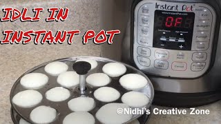 Idli In Instant Pot  How to Steam Idli in Instant Pot [upl. by Whitney]