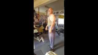 Jimmys  Cypriot 71 year old natural bodybuilder [upl. by Nnarefinnej531]