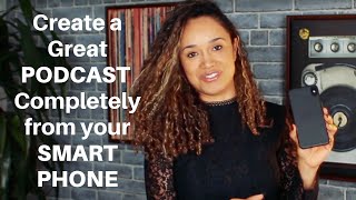 🎙📱 How to Start a Podcast on Your Phone  Anchor Spotify Podcast Tutorial [upl. by Nolyarg595]