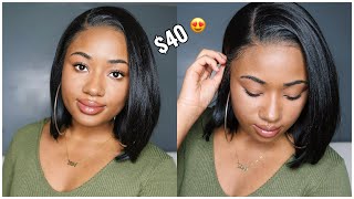 The Perfect Bob Wig Under 40  Outre Perfect Hairline Jenisse  HD Lace Front Synthetic Wig [upl. by Malo458]