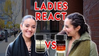 LA NUIT DE LHOMME EDP vs EDT Womens Reactions To YSL FragranceCologne [upl. by Anitsenre]