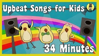 Upbeat Kids Songs  Childrens Song Collection  The Singing Walrus [upl. by Nadnerb]