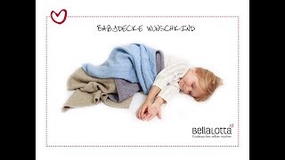 Babydecke einfach stricken  mit BellaLotta [upl. by Agretha]