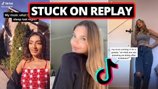 Shawty Like a Melody TikTok Compilation Replay quotStuck on Replayquot [upl. by Orbadiah]