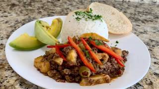 Cuban Style Ground Beef  Picadillo a la Criolla [upl. by Garvin]