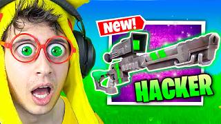 Reto Sólo Sniper HACKEADO ⛔ imposible 😭  Fortnite [upl. by Carmena]