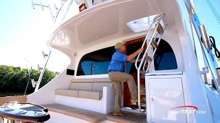 Hatteras GT59 2019 Features Video  By BoatTESTcom [upl. by Bobbette]