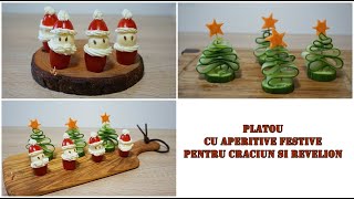 Platou cu aperitive festive de Craciun [upl. by Myriam662]