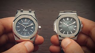 Audemars Piguet Royal Oak vs Patek Philippe Nautilus  Watchfinder amp Co [upl. by Adnilema919]