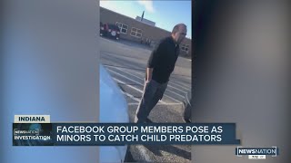 Facebook group members pose as minors to catch child predators [upl. by Dralliw958]