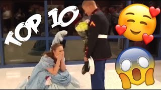 Top 10 best HEARTWARMING military homecomings [upl. by Keligot]