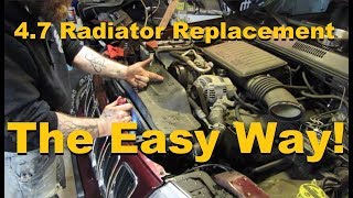 Jeep Radiator Replacement  HOW TO [upl. by Pedroza]