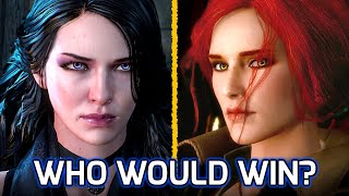 Who Would Win Triss VS Yennefer  The Witcher 3 [upl. by Seaver]