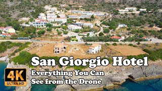 San Giorgio Hotel Kefalonia Cephalonia from Drone in 4K [upl. by Fadas827]