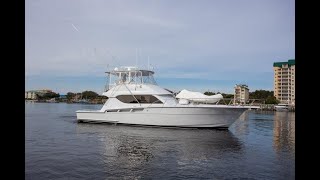 Hatteras Yachts 2000 55 Convertible Wildfire [upl. by Aita]