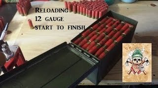 Reloading 12 gauge start to finish [upl. by Kelton]