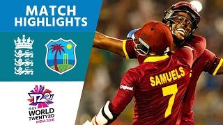 Brathwaite Hits 4 Sixes To Win  England vs West Indies  ICC Mens WT20 FINAL  Highlights [upl. by Bella]