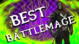 Skyrim  Best Battlemage Build [upl. by Yhtamit510]