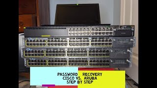 Cisco and Aruba Switch Password Recovery  Step by Step [upl. by Nerrak]