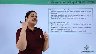 Class 12th – Short run Equilibrium Output  Economics  Tutorials Point [upl. by Zuleika]