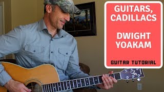 Guitars Cadillacs  Dwight Yoakam  Guitar Lesson  Tutorial [upl. by Nairb400]