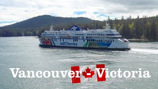 Vancouver Tsawwassen  Victoria Swartz Bay by BC Ferries 4K [upl. by Attenwahs]