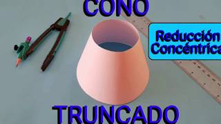 CONO TRUNCADO Reducción Concéntrica [upl. by Laamaj]